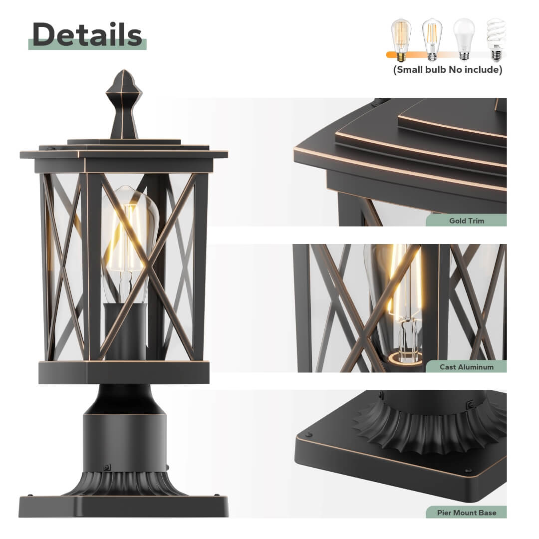 Meluaim Outdoor Post Light