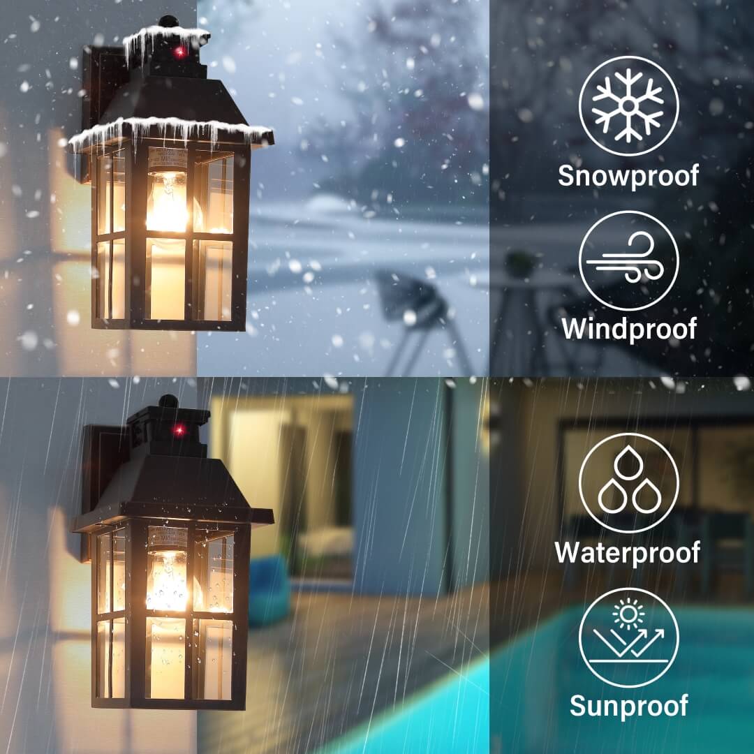 Meluaim Waterproof Outdoor Porch Light